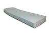 picture of the value safe detention mattress with green vinyl cover and built in pillow